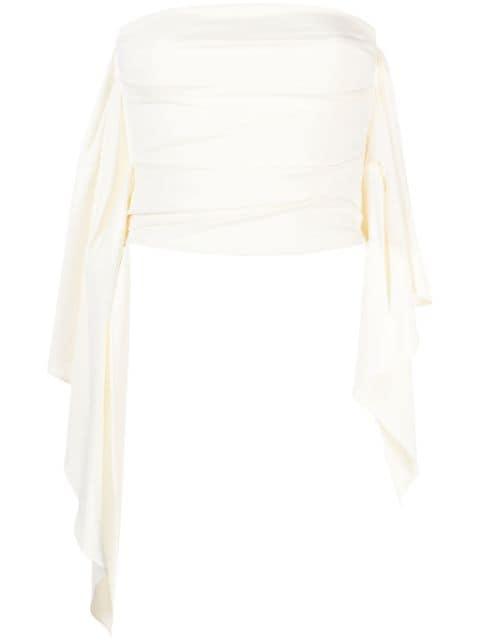 Donna sleeveless cropped top by THE ATTICO