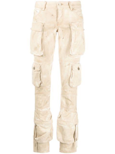 Essie marbled cargo pants by THE ATTICO