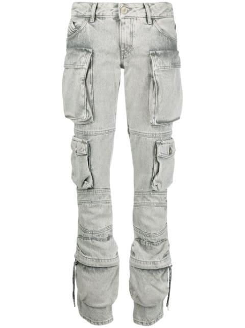 Essie straight-leg cargo jeans by THE ATTICO