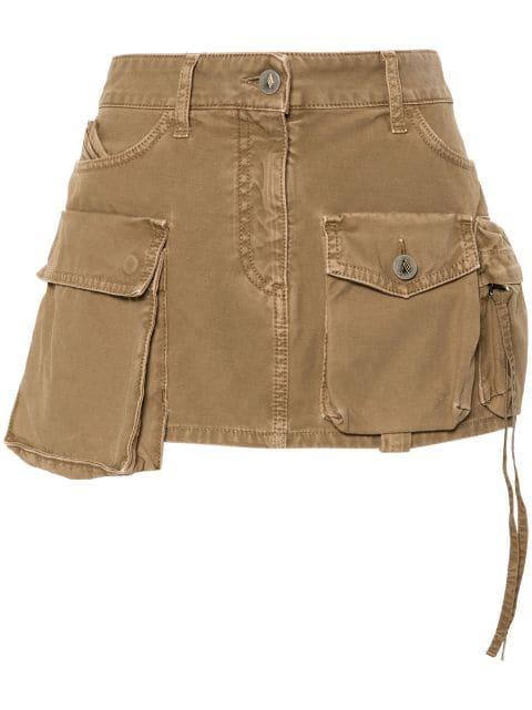Fay denim cargo miniskirt by THE ATTICO