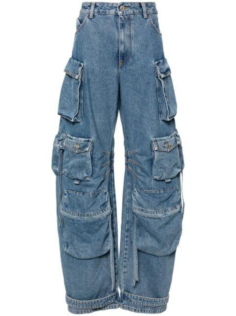 Fern wide-leg cargo jeans by THE ATTICO