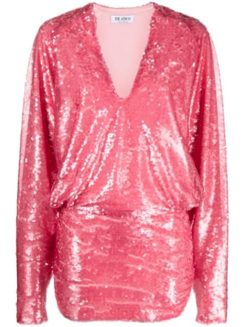 Gael sequin-embellished minidress by THE ATTICO