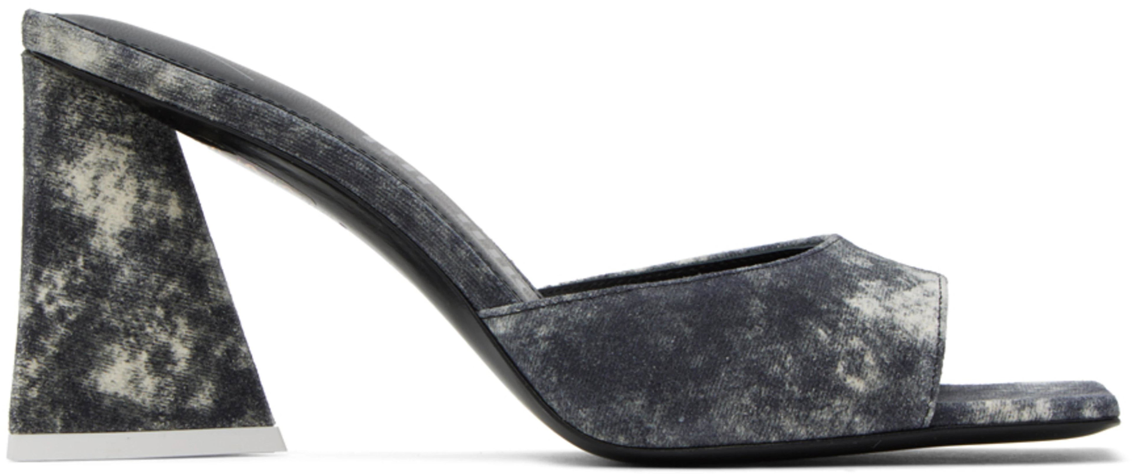 Gray Mini Devon Mules by THE ATTICO