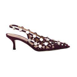 Grid slingbacks 50mm by THE ATTICO