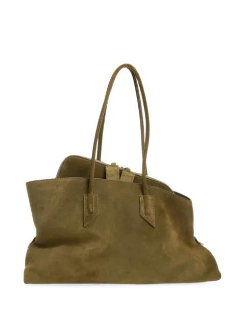La Passeggiata Medium calf suede shoulder bag by THE ATTICO