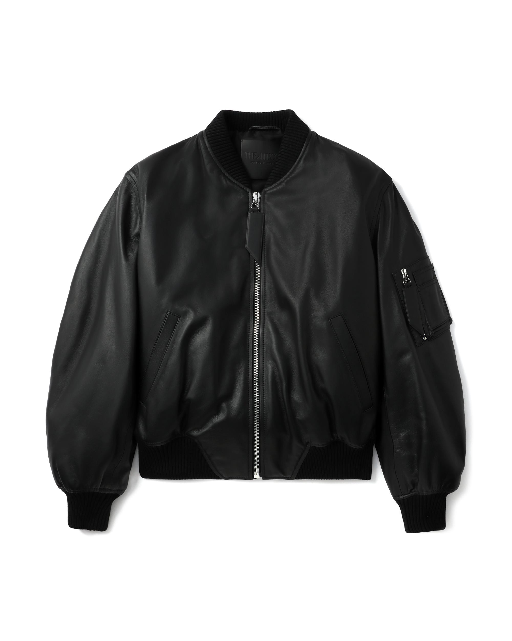 Leather bomber jacket by THE ATTICO