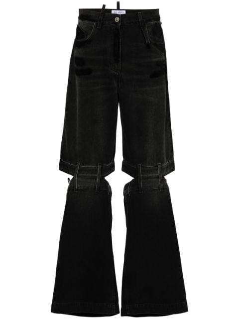 Lunghi high-rise wide-leg jeans by THE ATTICO