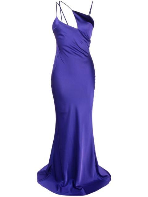 Melva asymmetric sleeveless gown by THE ATTICO