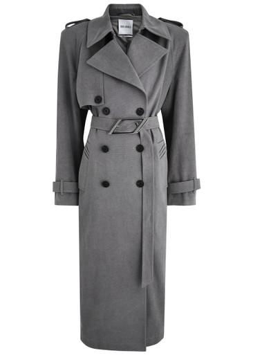 Oversized cotton-twill trench coat by THE ATTICO
