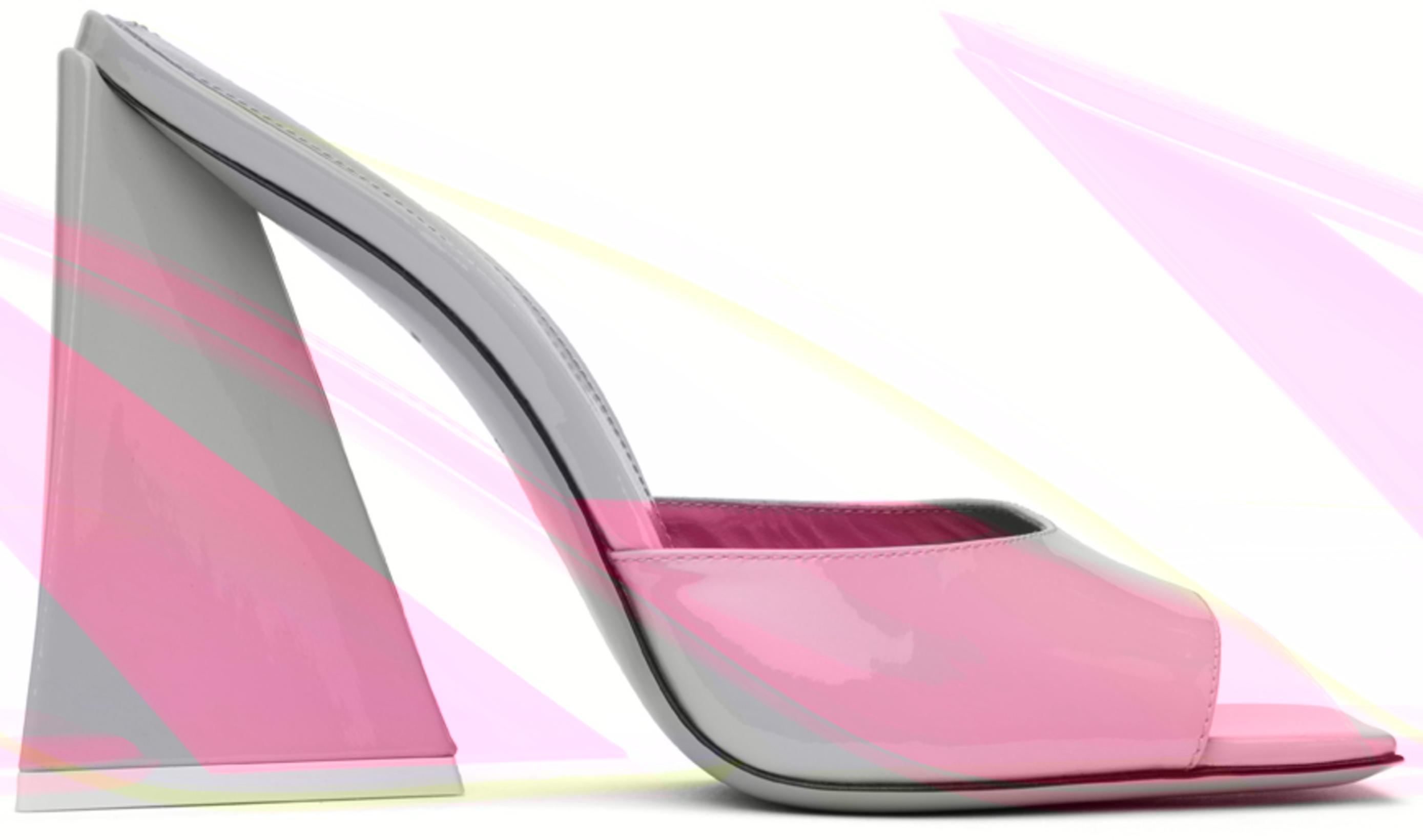 Pink Devon Mules by THE ATTICO