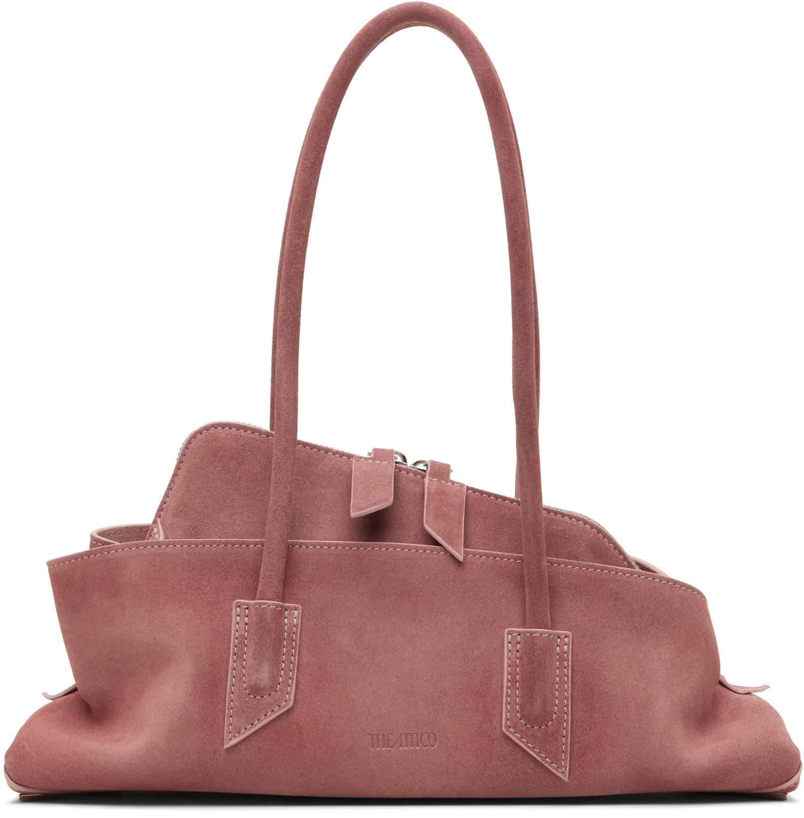 Pink 'La Passeggiata' Small Top Handle Bag by THE ATTICO