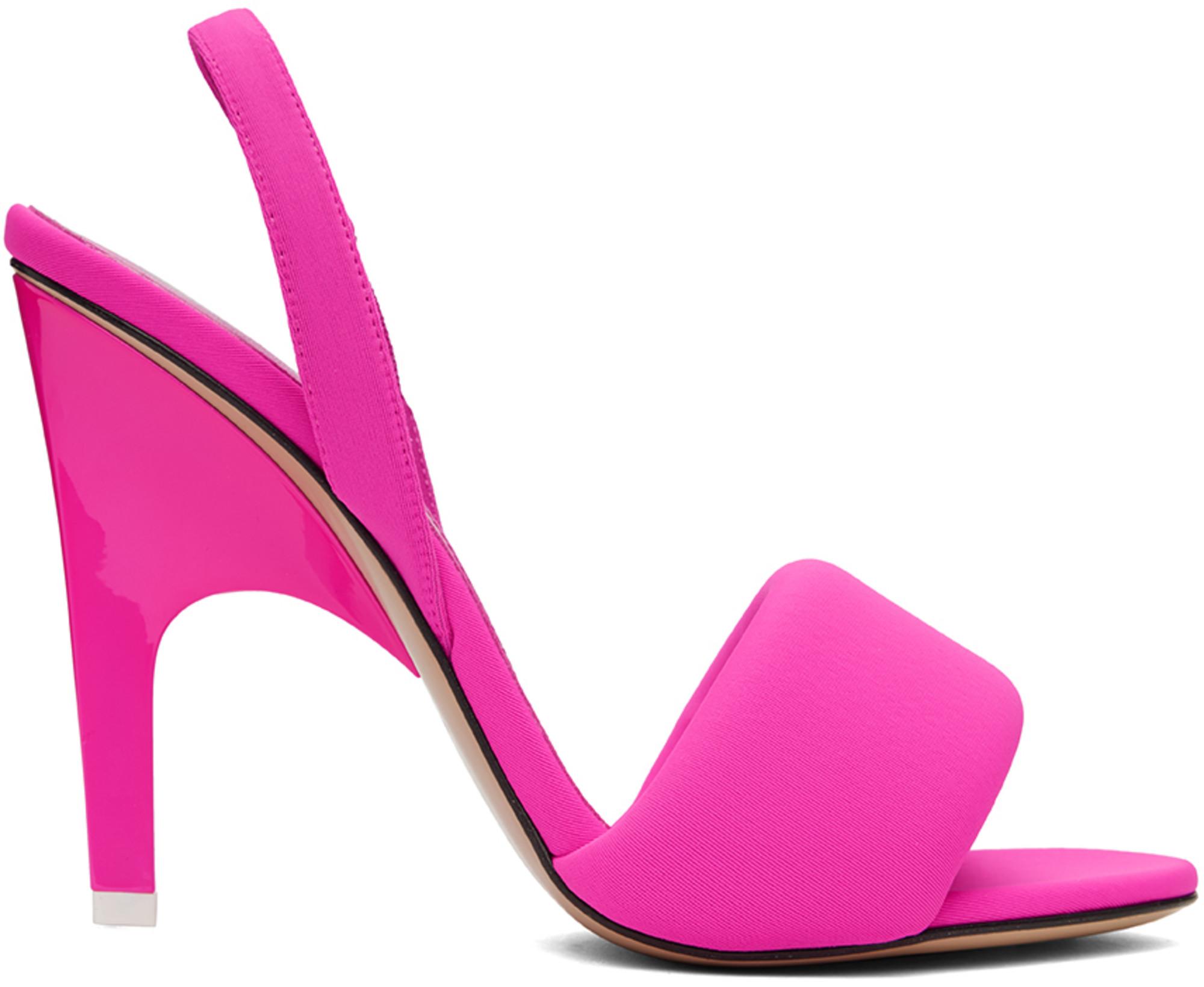 Pink Rem Heeled Sandals by THE ATTICO