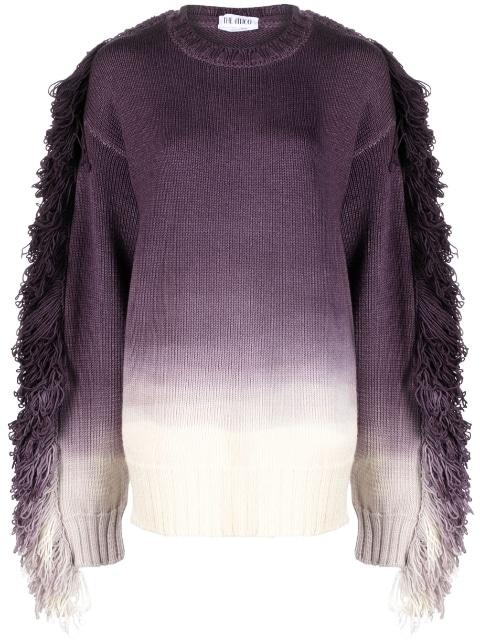 Rundie fringed ombré jumper by THE ATTICO