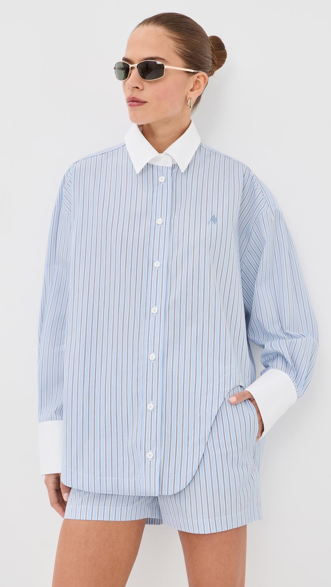Stripe Button Down Shirt by THE ATTICO