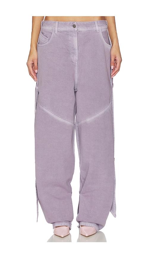 THE ATTICO Baggy Cargo in Mauve by THE ATTICO