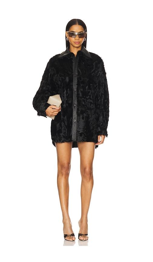 THE ATTICO Bomber Jacket in Black by THE ATTICO
