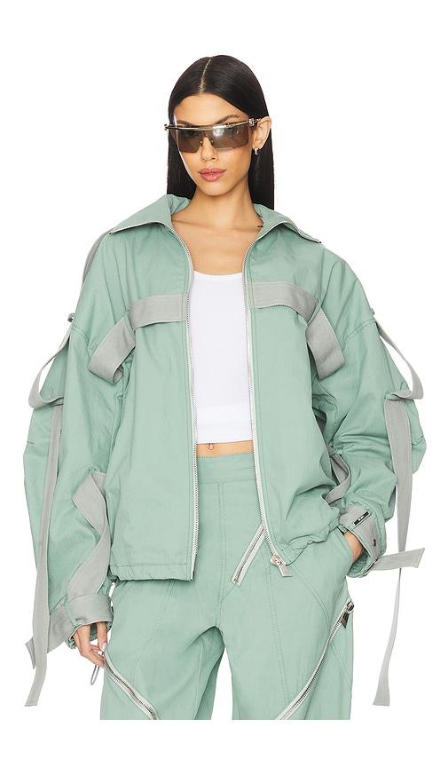 THE ATTICO Bomber Jacket in Green by THE ATTICO