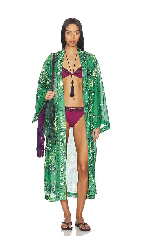 THE ATTICO Kimono in Green by THE ATTICO