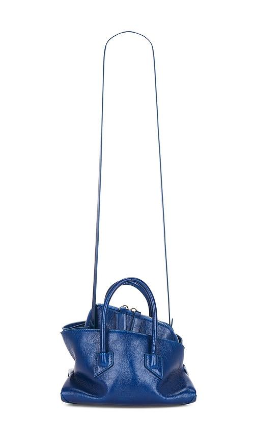 THE ATTICO La Passeggiata Mini Top Handle Bag in Blue by THE ATTICO