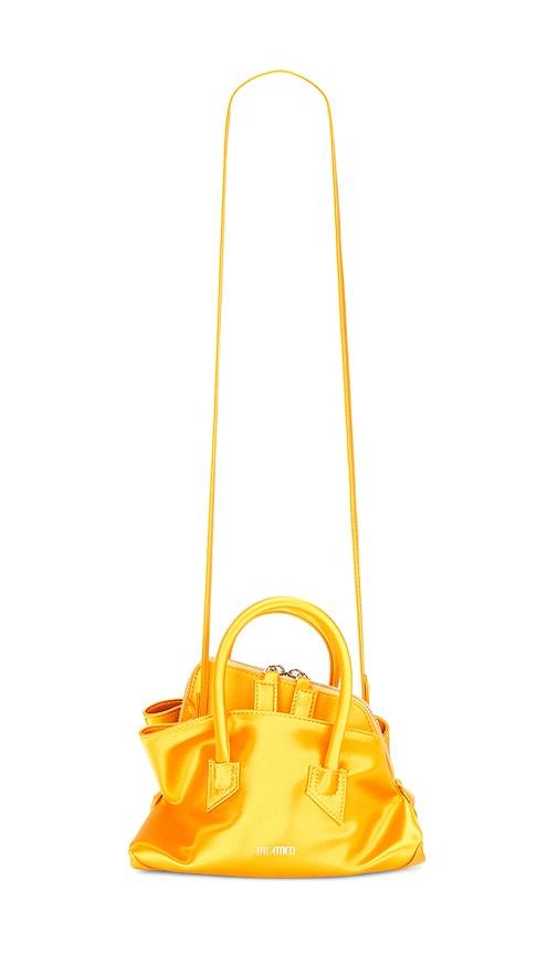 THE ATTICO La Passeggiata Mini Top Handle Bag in Orange by THE ATTICO