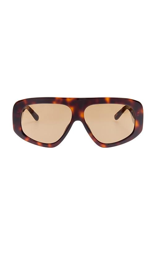 THE ATTICO Milano Sunglasses in Brown by THE ATTICO