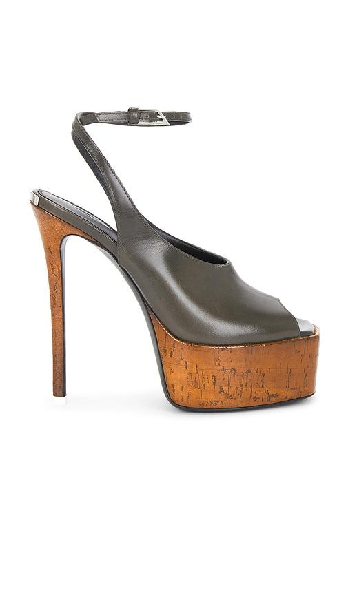 THE ATTICO Ornella 140 Sandal in Army by THE ATTICO