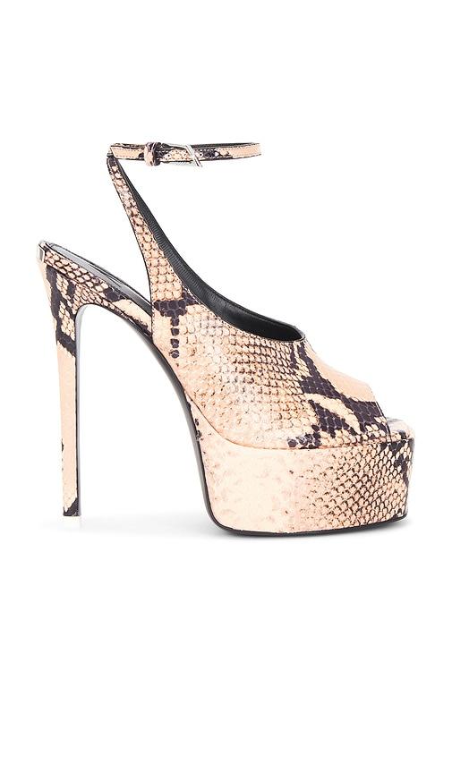 THE ATTICO Ornella 140 Sandal in Rose by THE ATTICO