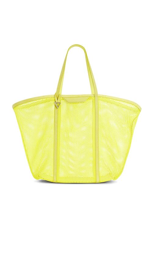 THE ATTICO Via Del Mare Tote Bag in Yellow by THE ATTICO