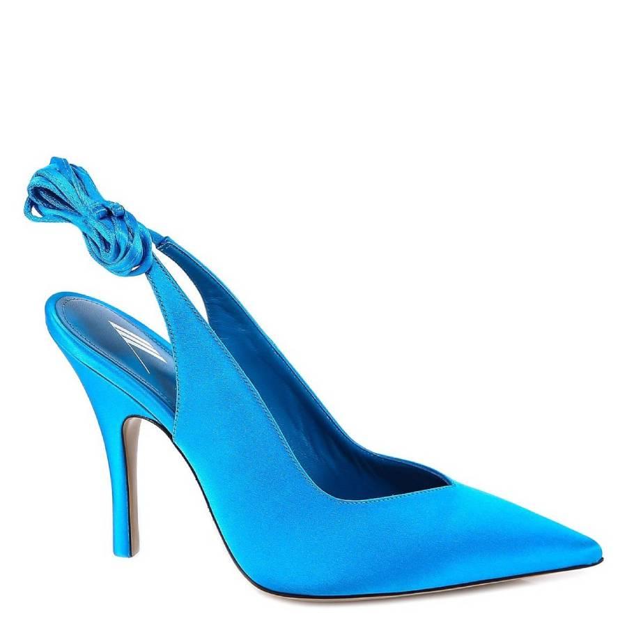 The Attico Turquoise Venus Slingback 105 Pumps by THE ATTICO