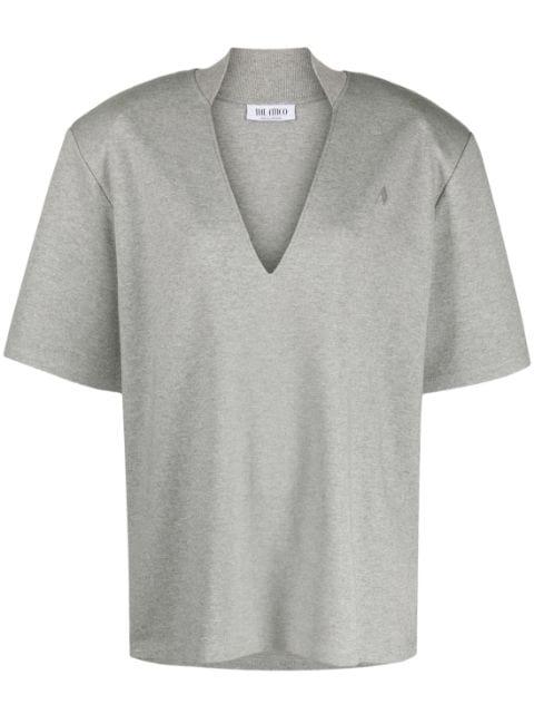V-neck cotton T-shirt by THE ATTICO