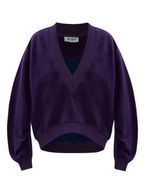 V-neck logo sweatshirt by THE ATTICO