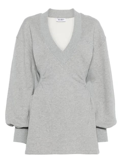 V-neck long-sleeves mini dress by THE ATTICO
