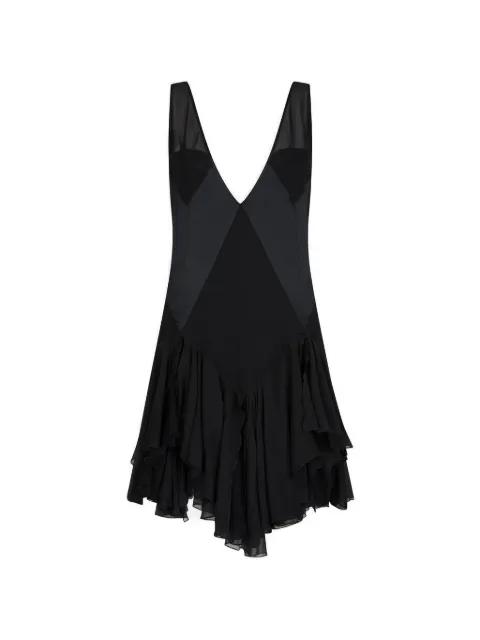 V-neck ruffled dress by THE ATTICO