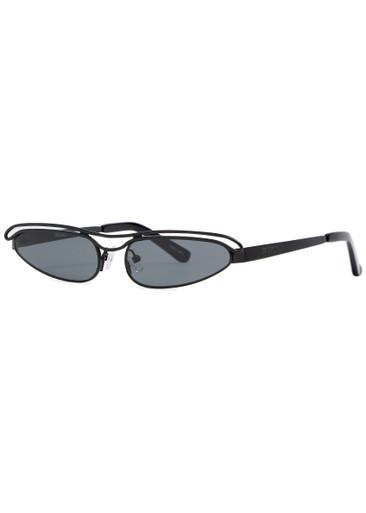 Narrow cat-eye sunglasses by THE ATTICO X LINDA FARROW