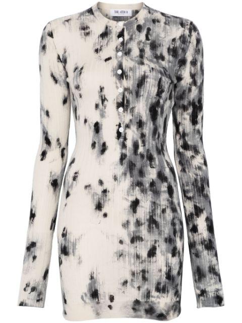 abstract-print mini dress by THE ATTICO