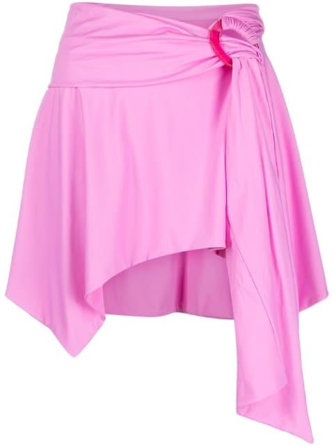 asymmetric mini skirt by THE ATTICO