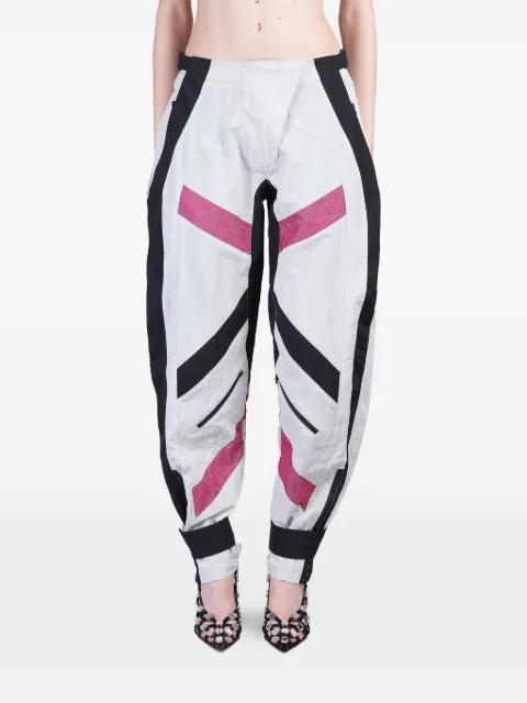 asymmetrical panelled trousers by THE ATTICO
