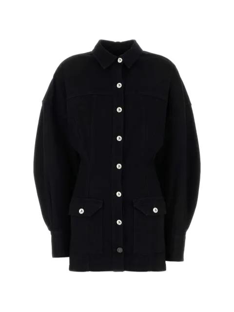 buttoned cotton mini dress by THE ATTICO