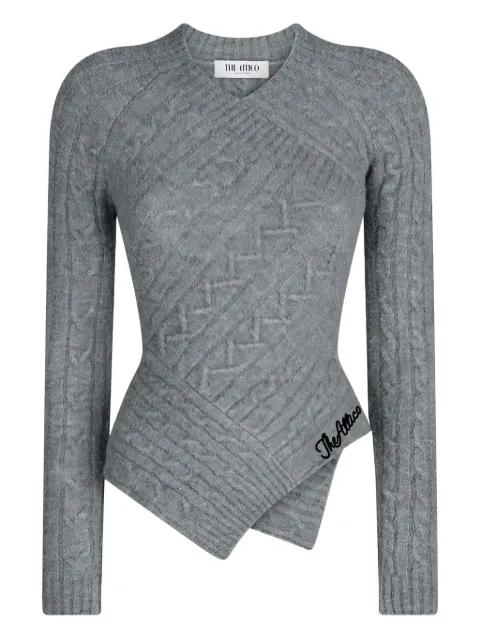 cable knit jumper by THE ATTICO