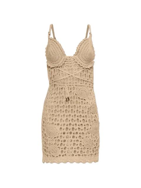crochet-knit mini dress by THE ATTICO