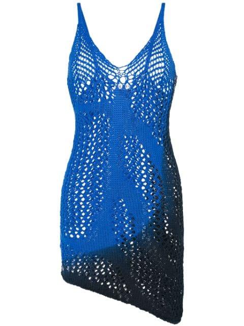 crochet-knit mini dress by THE ATTICO