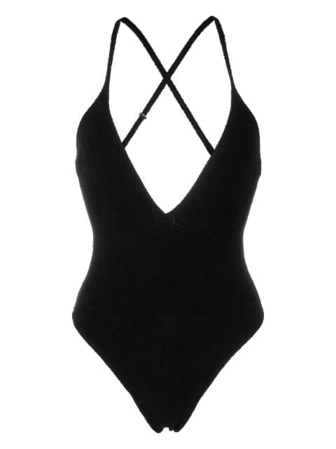 crossover-strap swimsuit by THE ATTICO