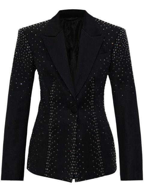 crystal-embellished blazer by THE ATTICO