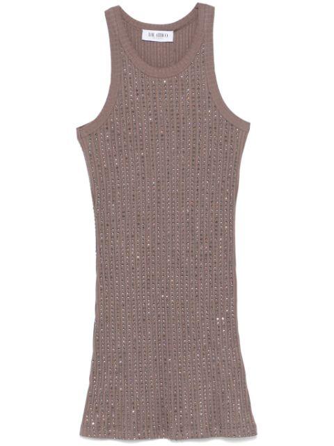 crystal-embellished mini dress by THE ATTICO