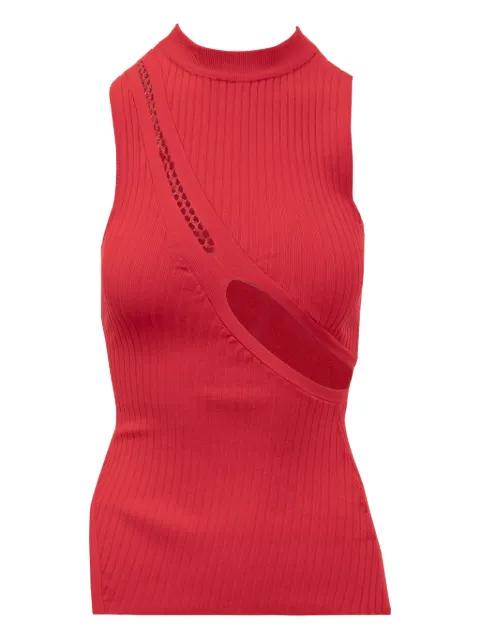 cut-out ribbed top by THE ATTICO