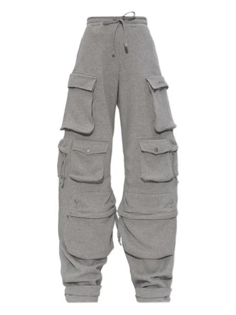 drawstring cargo track pants by THE ATTICO