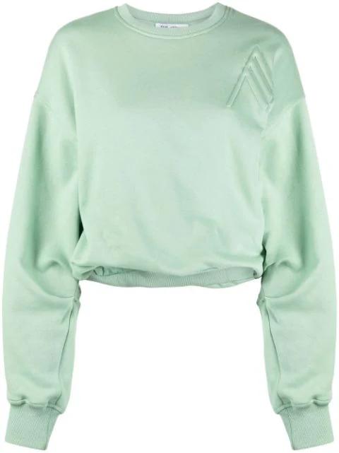 drop-shoulder silhouette sweatshirt by THE ATTICO