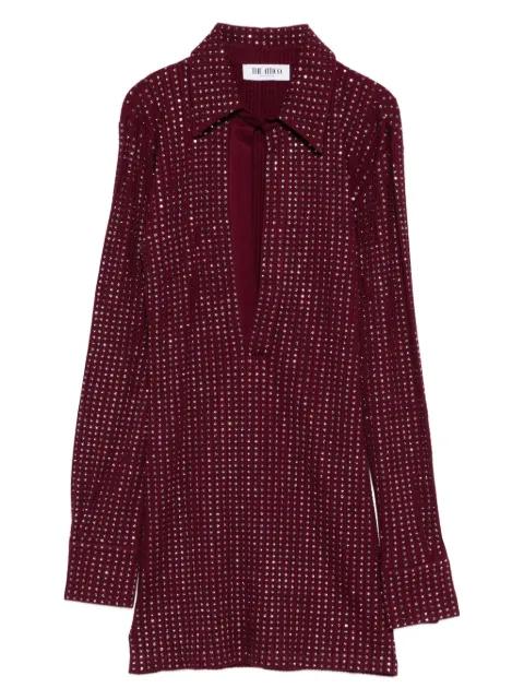 embellished collared dress by THE ATTICO