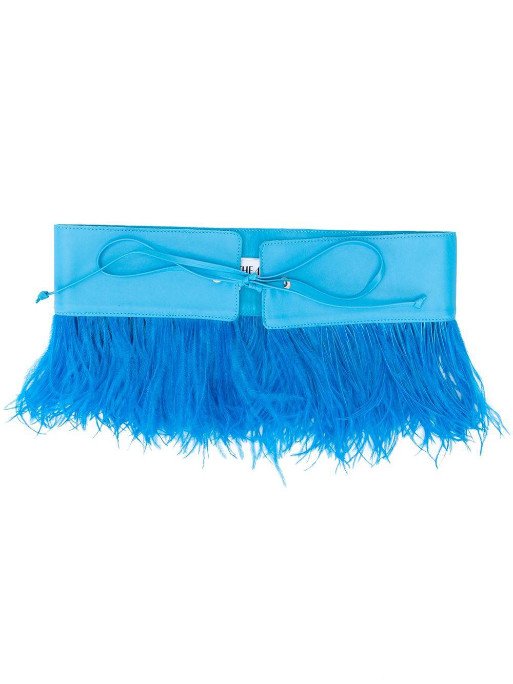 feather embellished belt by THE ATTICO
