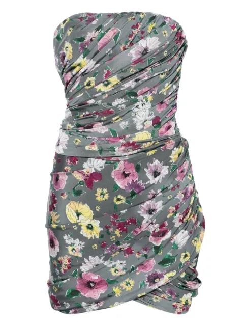 floral-print mini dress by THE ATTICO